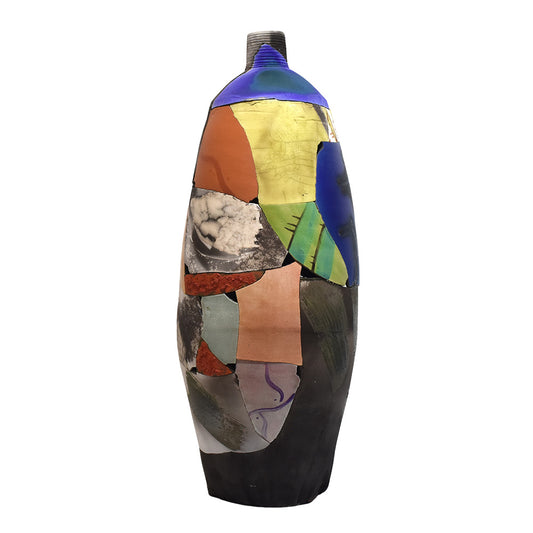 Raku Shard Ceramic Vessel