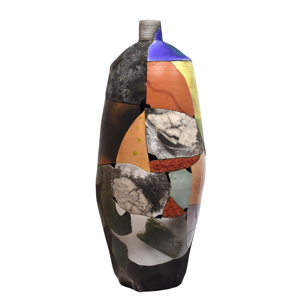 Raku Shard Ceramic Vessel