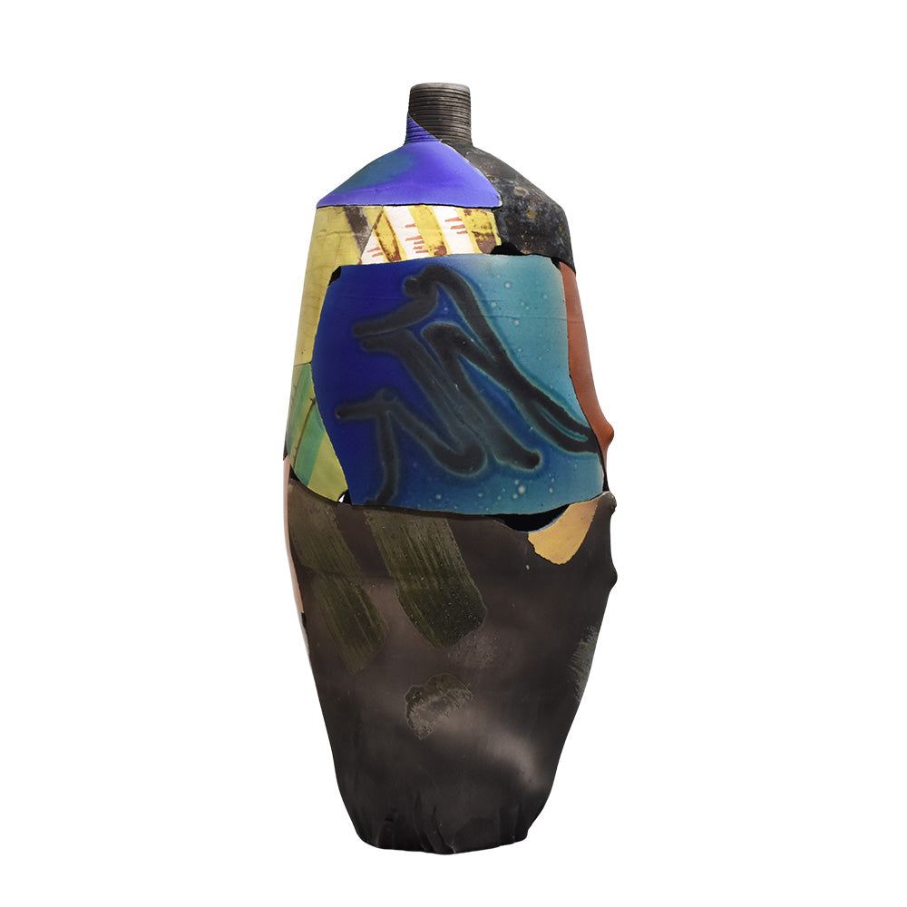 Raku Shard Ceramic Vessel
