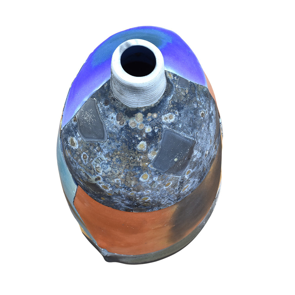 Raku Shard Ceramic Vessel