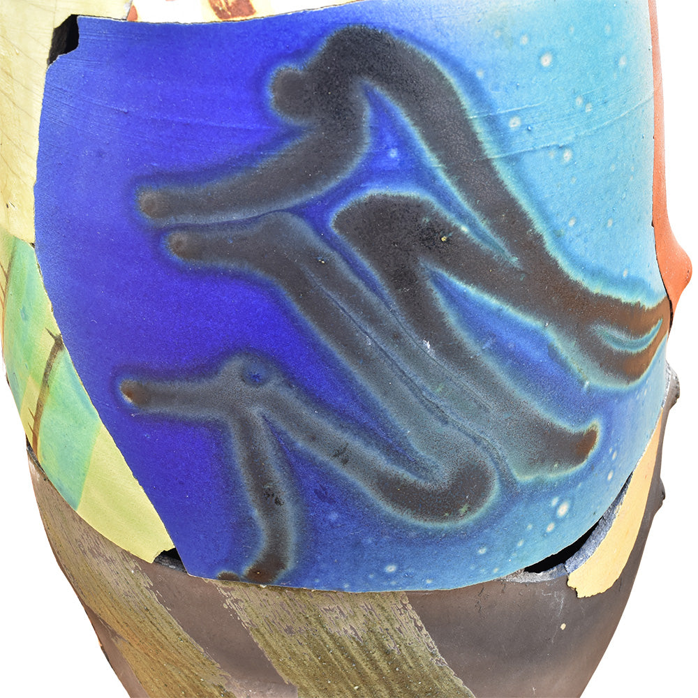 Raku Shard Ceramic Vessel